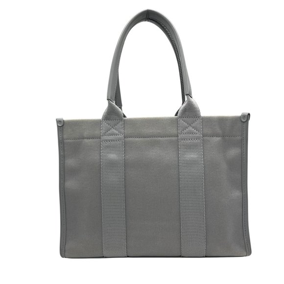 BALENCIAGA Hardware Small Tote Bag/Shoulder Bag, Gray Canvas and Leather with... - Picture 3 of 16